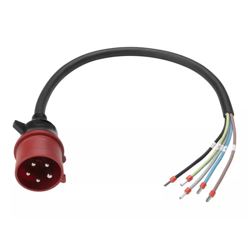 Anker SOLIX EV įkrovimo kabelis Type 2 į IEC 60309 3P+N+E 5m Juodas
