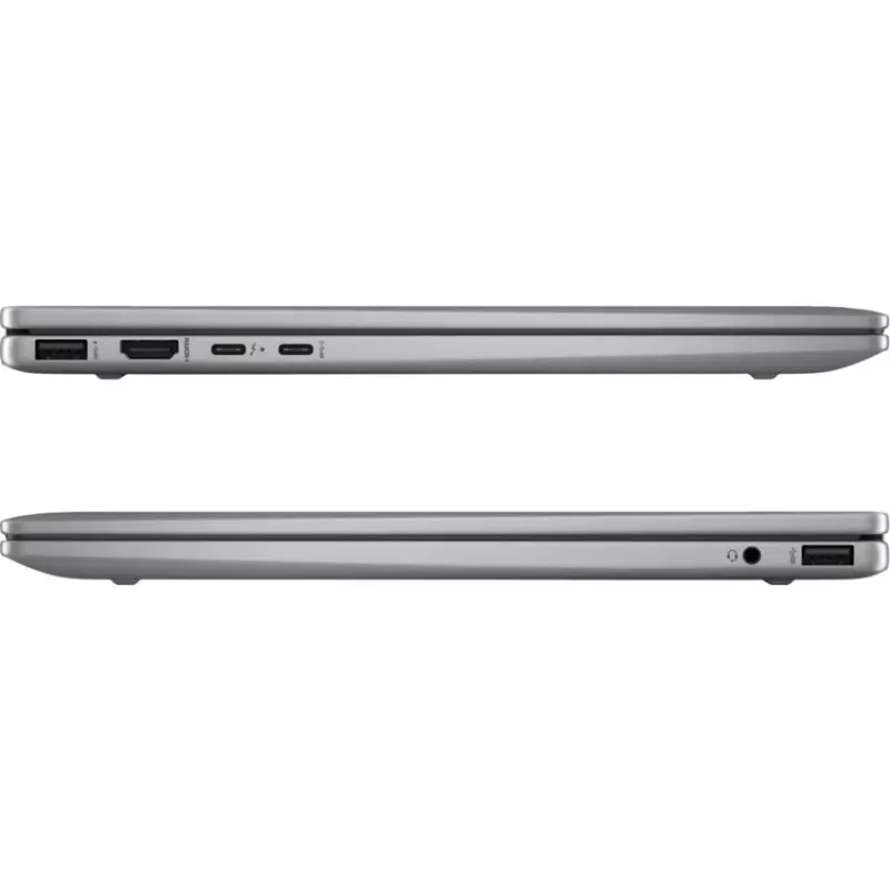 HP Envy x360 14-fc0775ng 2-in-1 nešiojamas kompiuteris, Intel Core Ultra 7 155U, 16 GB RAM, 1 TB SSD, 14.0 inch WUXGA jutiklinis ekranas, Windows 11 Home, Meteorite Grey