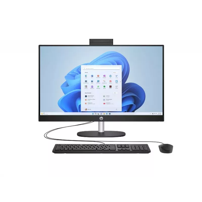 HP All-in-One 27-cr0912nc stalinis kompiuteris, Intel Core i5-1334U, 16 GB RAM, 512 GB SSD, 27 inch Full HD IPS ekranas, Windows 11 Home, baltas (atnaujinta prekė)