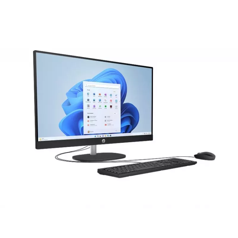 HP All-in-One 27-cr0912nc stalinis kompiuteris, Intel Core i5-1334U, 16 GB RAM, 512 GB SSD, 27 inch Full HD IPS ekranas, Windows 11 Home, baltas (atnaujinta prekė)