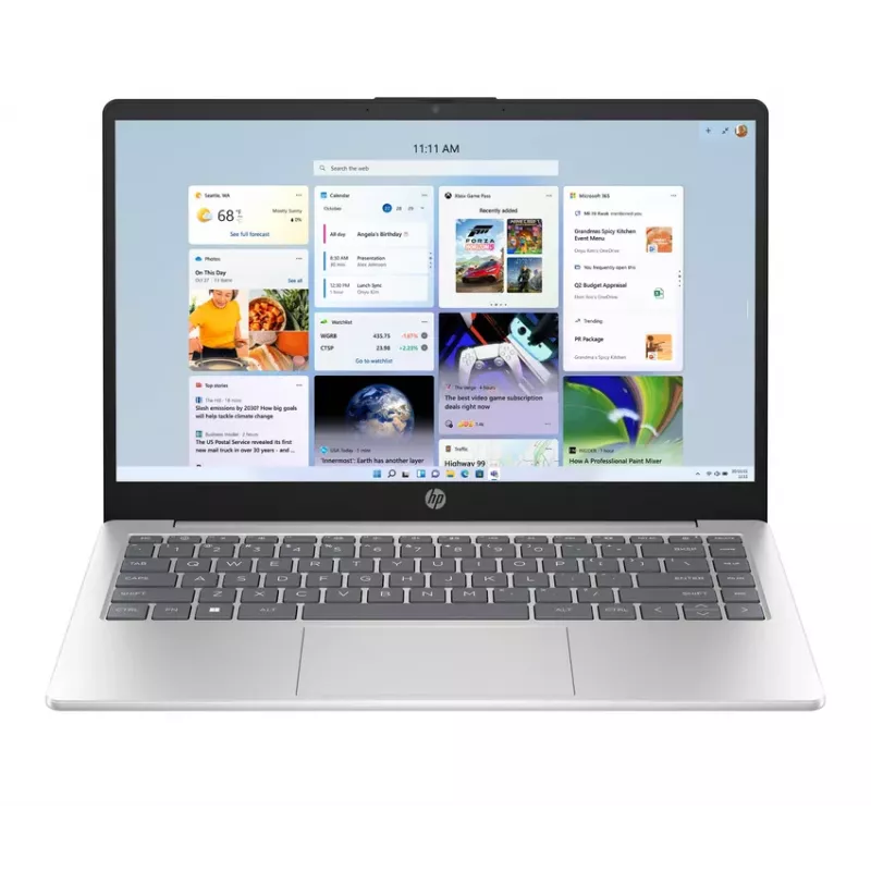HP Laptop 14-em0021ne, AMD Ryzen 5 7520U, 8GB RAM, 256GB SSD, 14.0 inch FHD, Natural Silver, Windows 11 Home (atnaujinta prekė)