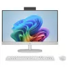 HP All-in-One NGAI 24-ct2001na stalinis kompiuteris, AMD Ryzen 5 8500G, 16 GB DDR5, 512 GB SSD, 23,8 inch FHD IPS, Windows 11 Home, Snow White