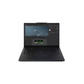 Lenovo ThinkPad P14s Gen 7 14.5 inch WUXGA nešiojamas kompiuteris, Intel Core Ultra 7 356H, 32GB RAM, 1TB SSD, NVIDIA RTX PRO 500 Blackwell 6GB, Windows 11 Pro, angliška apšviesta klaviatūra, pirštų atspaudų skaitytuvas, 3 metų garantija