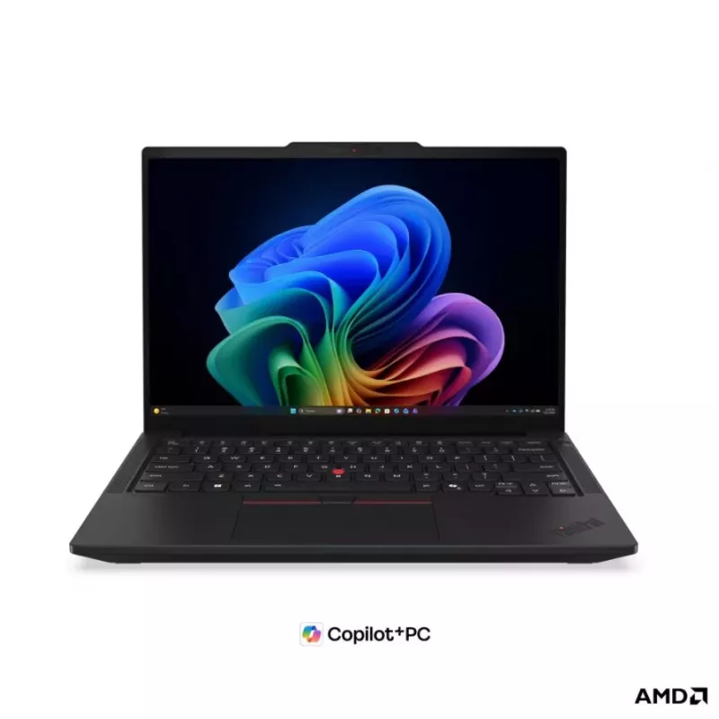 Lenovo ThinkPad T14 G7 AMD nešiojamas kompiuteris - 14 colių WUXGA IPS Anti-glare - AMD Ryzen AI 5 PRO - 16 GB DDR5 - 512 GB SSD - AMD Radeon 840M Graphics - Windows 11 Pro - Wi-Fi 7 - Bluetooth 5.4 - Juoda