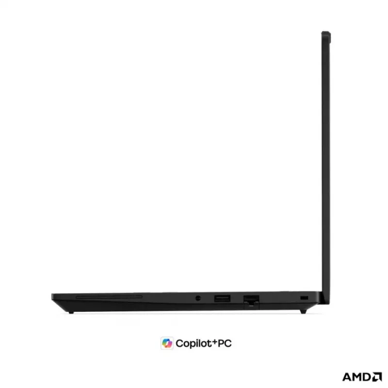 Lenovo ThinkPad T14 G7 AMD nešiojamas kompiuteris - 14 colių WUXGA IPS Anti-glare - AMD Ryzen AI 5 PRO - 16 GB DDR5 - 512 GB SSD - AMD Radeon 840M Graphics - Windows 11 Pro - Wi-Fi 7 - Bluetooth 5.4 - Juoda