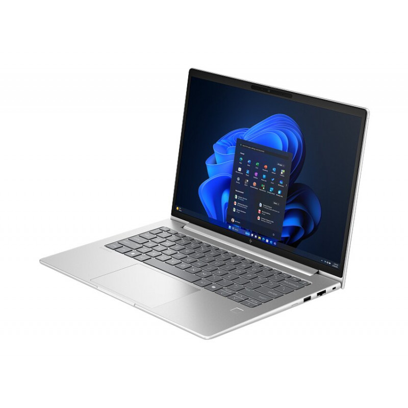 HP EliteBook 6 G1iR 14 nešiojamas kompiuteris - Intel Core Ultra 5 120U, 16 GB RAM, 512 GB SSD, 14.0 inch WUXGA, Pike Silver, Windows 11 Pro