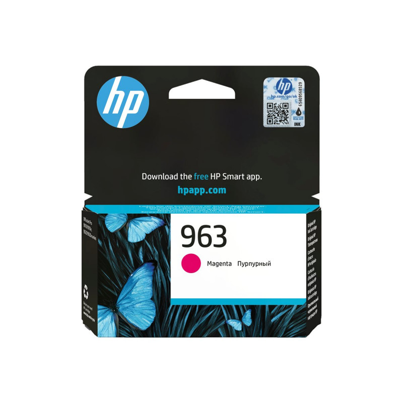 HP 963 Magenta Original Ink Cartridge (3JA24AE#LS3)