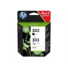 HP 303 Originali rašalo kasetė juoda/trispalvė, 2 vnt. pakuotė