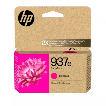 HP 937e EvoMore Magenta Original Ink Cartridge