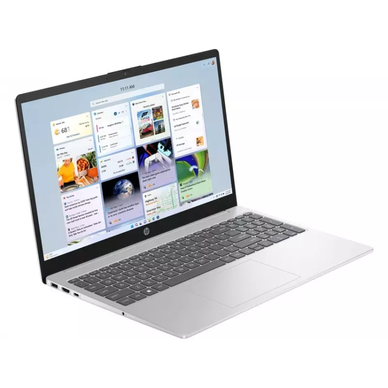 HP Laptop 15-fd0325ne, Intel Core Ultra 5 120U, 24GB RAM, 512GB SSD, 15.6 inch Full HD, Windows 11 Home, sidabrinis