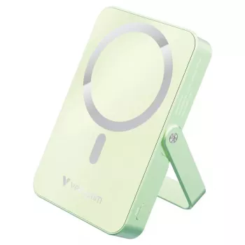 Verbatim Charge 'n' Go Magnetic Wireless Power Bank su stovu 10000mAh USB-C PD 3.0 Žalia
