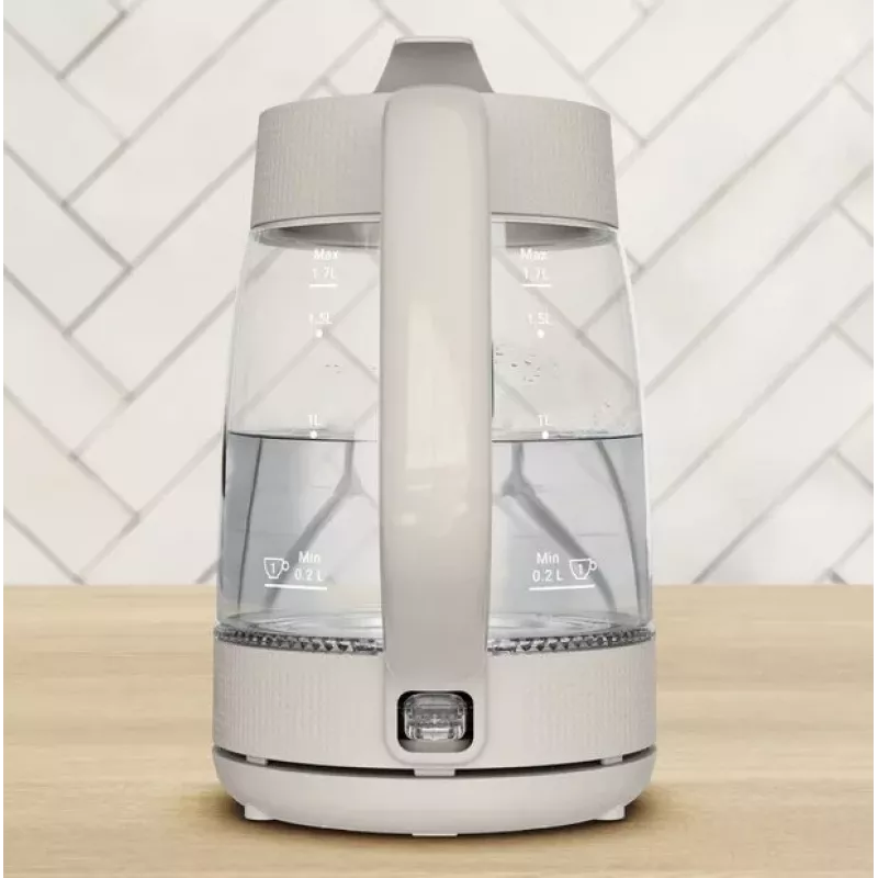 Tefal Morning Glass Kettle KO2G0BE0 1.7L 2200W Transparent/Black