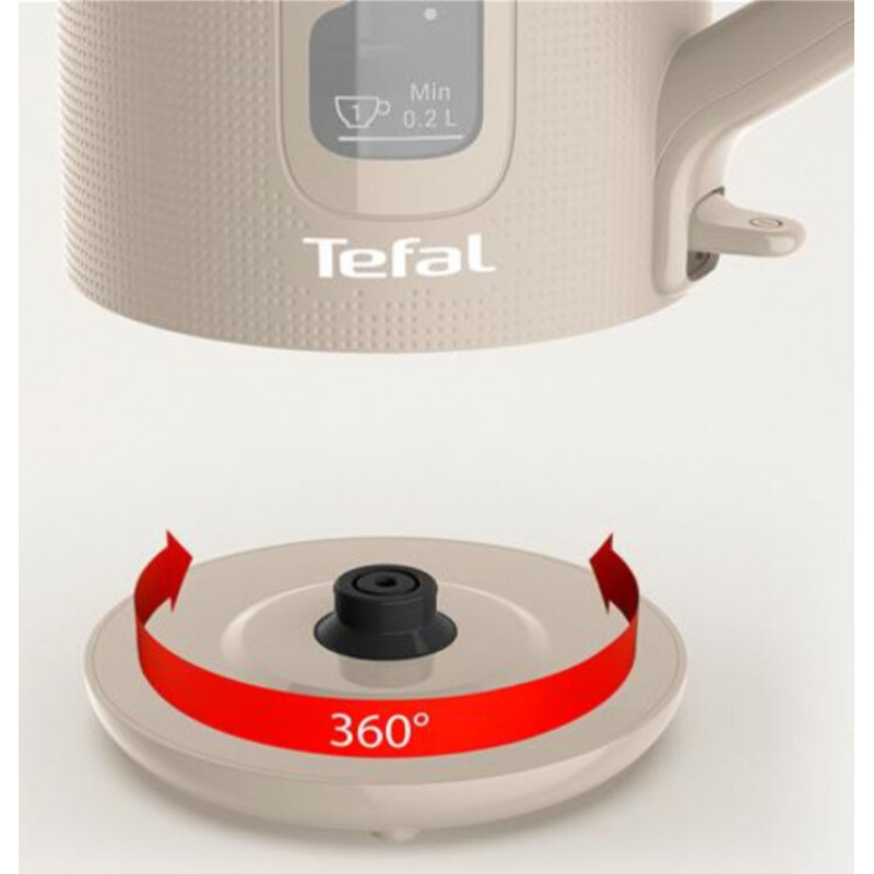 Tefal KO2M0B10 Morning Kettle, smėlio spalvos, 1.7L, 2400W