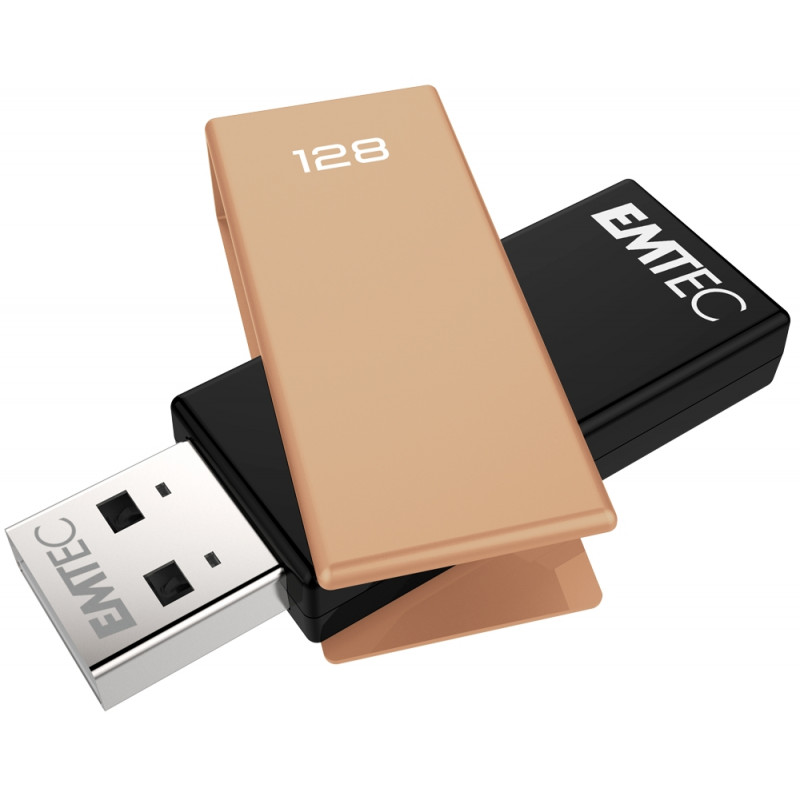 Emtec USB 2.0 C350 128GB Brick Orange USB Flash Drive