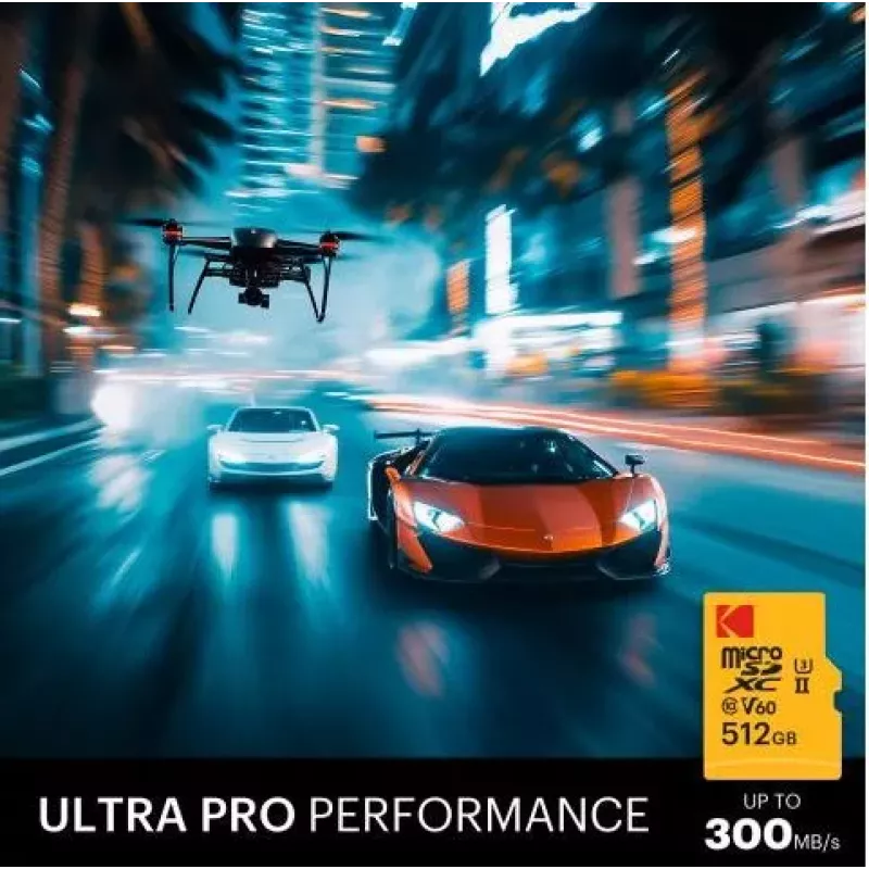 Kodak MicroSDXC 128GB UHS-II U3 A1 V60 Ultra Pro