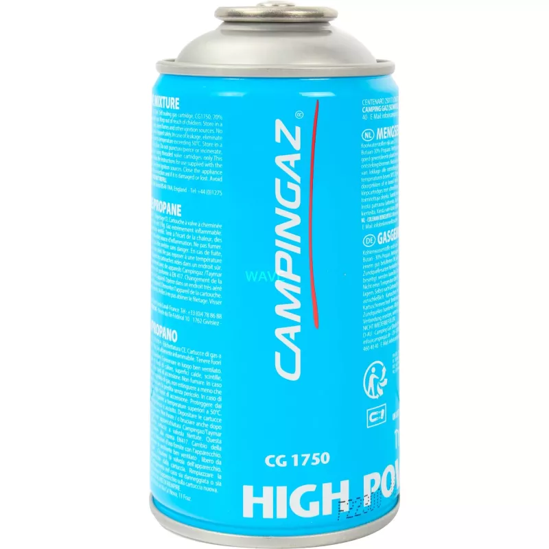 CAMPINGAZ Ventil Dujų Kasetė CG1750 - 450g Butano/Propano Mišinys, Skirta Easy Clic PLUS Prietaisams