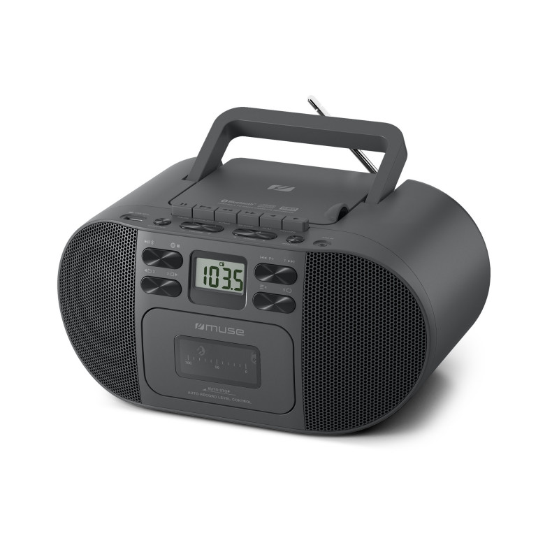 Muse M-188RDC CD Boombox su Bluetooth, FM radiju, USB, juoda