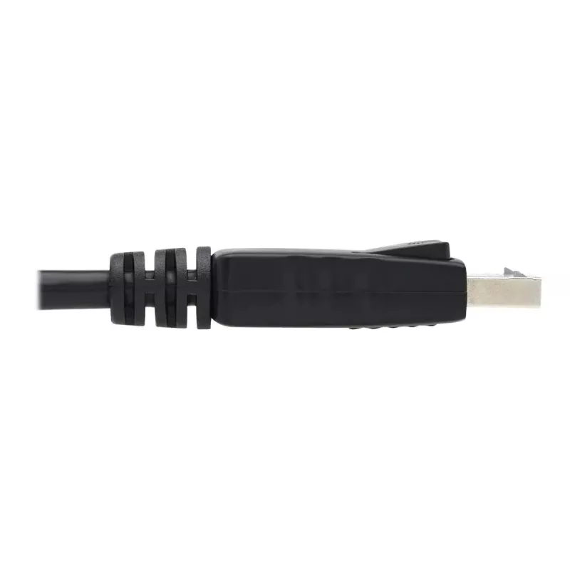 EATON Tripp Lite Series DisplayPort kabelis su fiksavimo jungtimis, 4K 60 Hz (M/M), juodas, 10 ft (3,05 m)