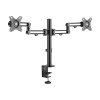 Eaton Tripp Lite Series Flex Arm Dvigubo monitorio stalinis laikiklis 13-27 colių ekranams, iki 17,6 svaro vienam ekranui (DDR1327SDFC-1)