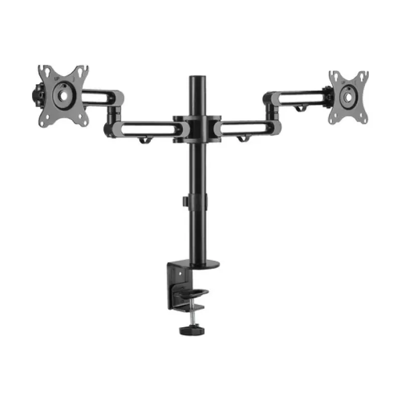 Eaton Tripp Lite Series Flex Arm Dvigubo monitorio stalinis laikiklis 13-27 colių ekranams, iki 17,6 svaro vienam ekranui (DDR1327SDFC-1)