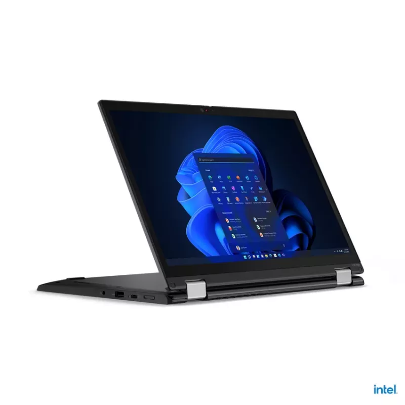 Lenovo ThinkPad L13 Yoga G3 2-in-1 nešiojamas kompiuteris, 13,3 inch WUXGA jutiklinis ekranas, AMD Ryzen 5 PRO 5675U, 8 GB RAM, 256 GB SSD, Windows 11 Pro, Thunder Black