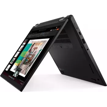 Lenovo ThinkPad L13 Yoga G4 2 viename nešiojamasis kompiuteris, AMD Ryzen 5 7530U, 8 GB RAM, 256 GB SSD, 13,3 colio WUXGA jutiklinis ekranas (atnaujintas)