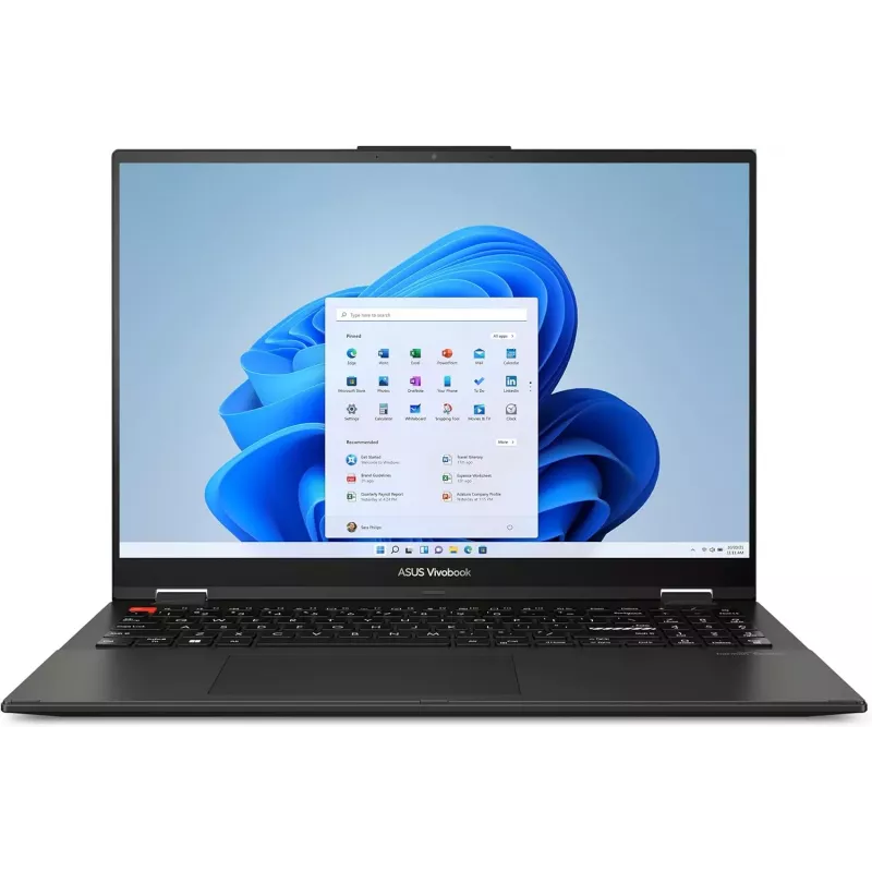 ASUS Vivobook S 16 Flip TN3604YA nešiojamas kompiuteris - AMD Ryzen 7 7730U, 16GB RAM, 512GB SSD, 16 inch WUXGA jutiklinis ekranas, Windows 11 Home, Cool Silver (atnaujinta prekė)