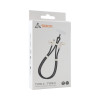 SBOX LANYARD BLACK USB-C į USB-C laidas 1,5 m juodas