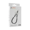 SBOX LANYARD BLACK USB-C į USB-C laidas 1,5 m juodas