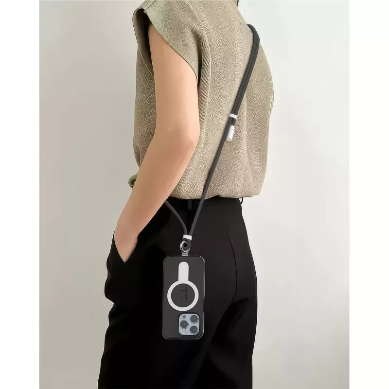 SBOX LANYARD BLACK USB-C į USB-C laidas 1,5 m juodas
