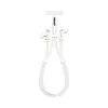 SBOX Lanyard White USB-C į USB-C laidas 1,5 m baltas