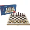SIMBA-DICKIE Deluxe Wooden Chess Set - Folding Chess Cassette with Weighted Staunton Pieces