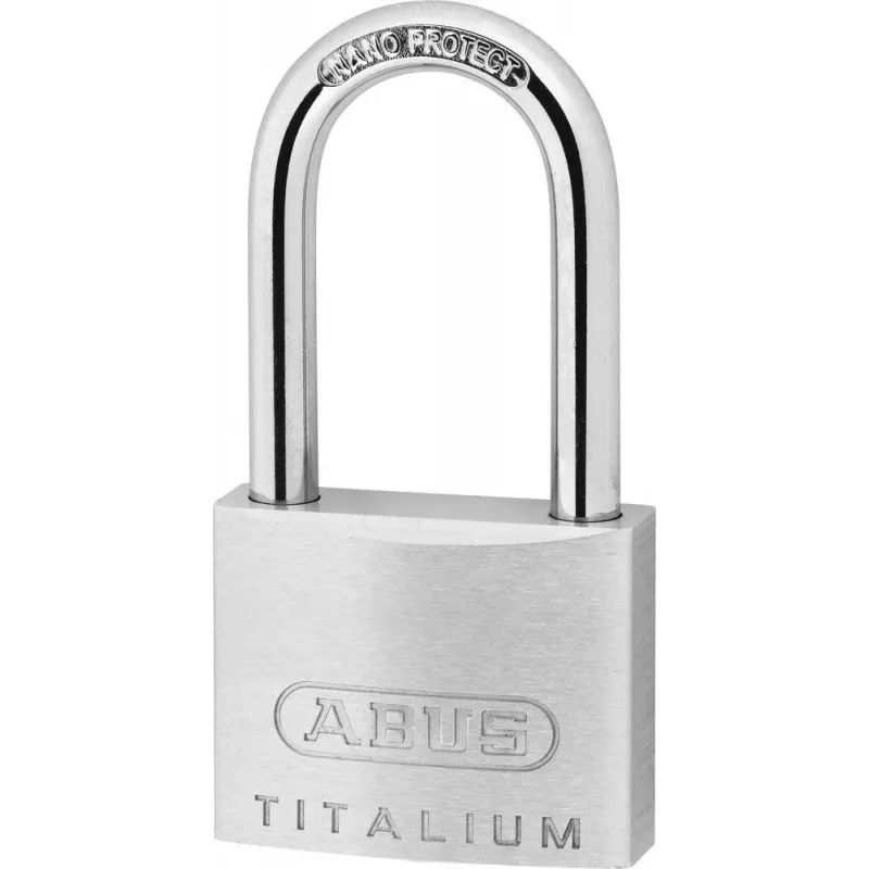 ABUS 64TI/40HB40 KD Titalium spyna su skirtingais raktais, aukšta kilpa, apsaugos lygis 5