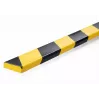 Durable S10 kabelių apsauga, PVC, juoda/geltona, plokščia, 1000 mm, 40 mm