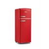 SEVERIN RKG 8930 Retro Red Šaldytuvas-Šaldiklis, 208 L, Energijos klasė E