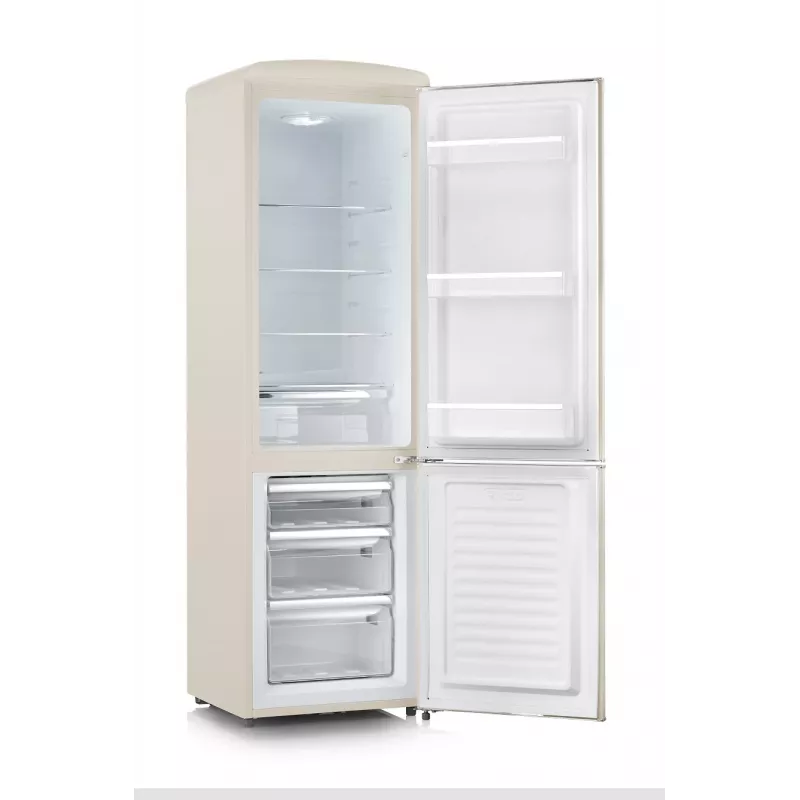 Severin RKG 8919 retro šaldytuvas-šaldiklis, 181/63 L, kreminės spalvos