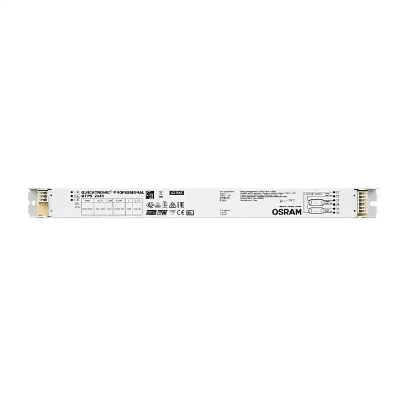 OSRAM elektroninis balastas (EVG) kompaktinėms liuminescencinėms lempoms, 26-32W, 220-240V, nereguliuojamas, baltas