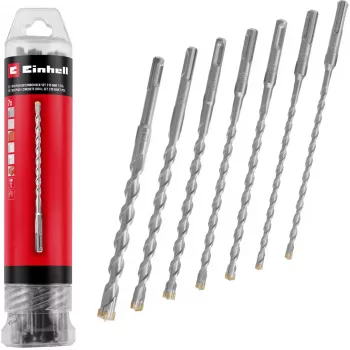 EINHELL-KWB SDS-plus gręžtuvų plaktukinių grąžtų rinkinys, Ø 6-14 mm (7 vnt., 210 mm)