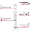 EINHELL-KWB SDS-plus gręžtuvų plaktukinių grąžtų rinkinys, Ø 6-14 mm (7 vnt., 210 mm)