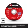 EINHELL-KWB plonas pjovimo diskas, Ø 115 x 1,0 mm, 5 vnt. (kampiniam šlifuokliui)
