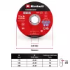 EINHELL-KWB plonas pjovimo diskas, Ø 115 x 1,0 mm, 5 vnt. (kampiniam šlifuokliui)