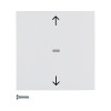 Berker 85241189 Jalousie Switch Rocker S.1/B.3/B.7 Polar White Glossy