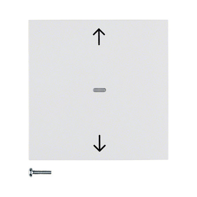 Berker 85241189 Jalousie Switch Rocker S.1/B.3/B.7 Polar White Glossy