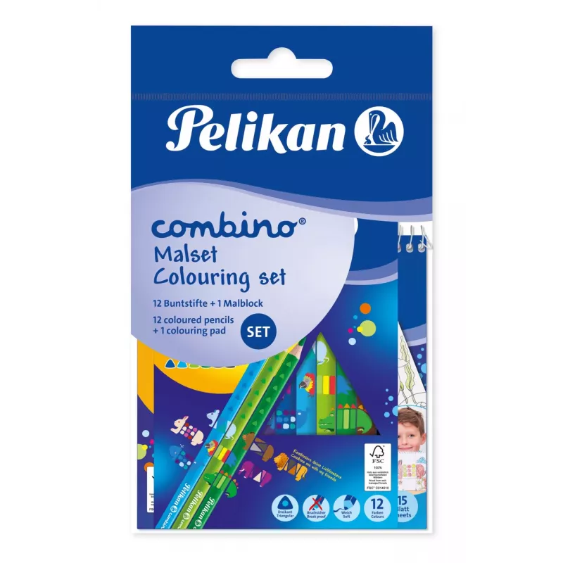 Pelikan 812726 Flomasteriai, įvairiaspalviai, 12 vnt. pakuotė