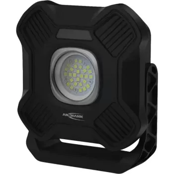 ANSMANN WL2000R Įkraunamas LED darbinis žibintas, juodas, 20W, 2000lm, su magnetu, kabliuku, trikoju - 1 vnt. (1600-0755)