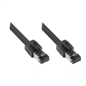 GoodConnections RNS® Cat.8.1 S/FTP Patch Cable, 0,5m, Juoda, LSZH, 40Gbit/s, 2000MHz