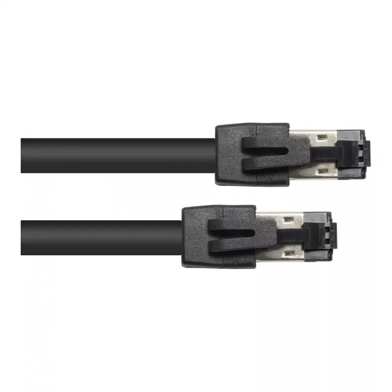 GoodConnections RNS® Cat.8.1 S/FTP Patch Cable, 0,5m, Juoda, LSZH, 40Gbit/s, 2000MHz
