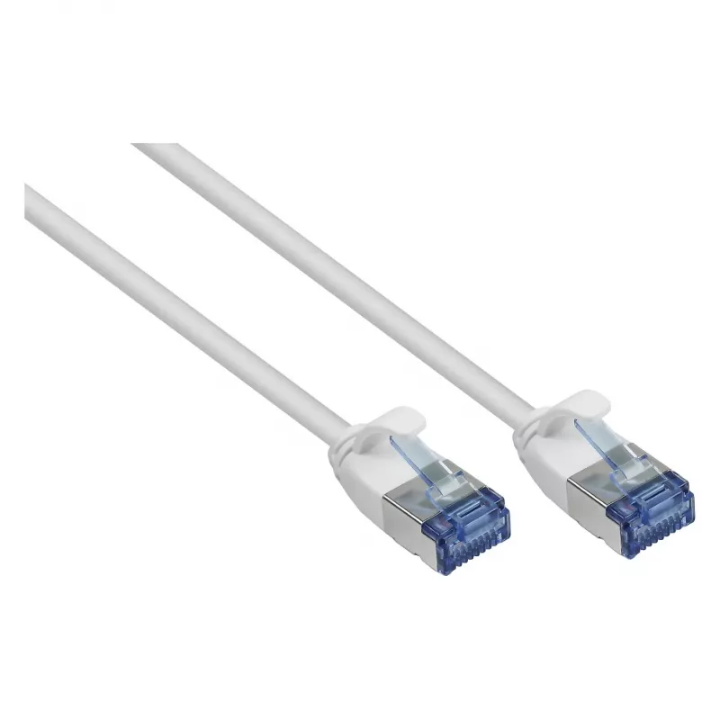 GoodConnections RNS Patch Cable SlimLine Cat.6A U/FTP PiMF LSZH 500MHz Copper White 3m