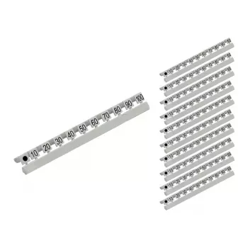 GoodConnections numeriniai žymekliai LC šviesolaidiniams kabeliams, žymėjimas nuo 10 iki 254,00 cm dešimtimis, 10 vienetų rinkinys, Good Connections® (GC-N0071)