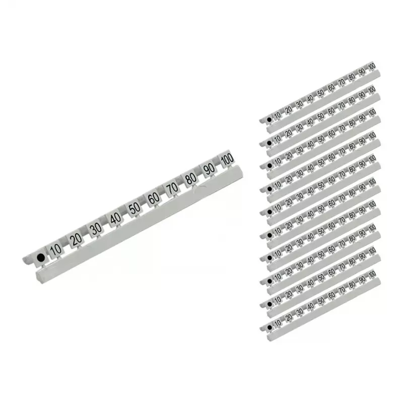 GoodConnections numeriniai žymekliai LC šviesolaidiniams kabeliams, žymėjimas nuo 10 iki 254,00 cm dešimtimis, 10 vienetų rinkinys, Good Connections® (GC-N0071)